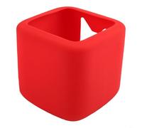 Housse de protection légère en silicone pour lecteur audio Toniebox 2 offrant une meilleure prise en main et une résistance structurelle (rouge)