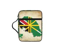 Housse de protection légère et durable avec motif drapeau du Commonwealth de la Dominique Map04 pour l'église, l'école, les voyages