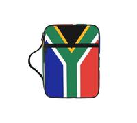 Housse de protection légère et durable pour tablette ou maquillage - Motif drapeau de l'Afrique du Sud - Pour l'église, l'école, les voyages