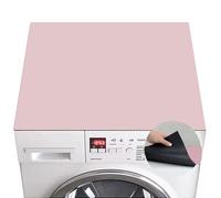 Housse De Protection Machine à Lave 60 × 60 cm, Housse Machine a Laver en Mousse Souple Découpable pour Machine à Laver Ou Sèche-Linge, Housse de Machine à Laver, Rose