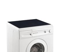 Housse De Protection Machine à Lave 60 X 60 cm, Housse Machine a Laver en Mousse Souple Découpable pour Machine à Laver Ou Sèche-Linge, Housse de Machine à Laver Noir