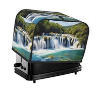 Housse de protection matelassée pour machine à pain à 2 tranches de cascades sur la rivière Krka, housse matelassée anti-poussière pour petit appareil électroménager de cuisine