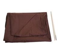 Housse De Protection Hwc Pour Parasol Jusqu'à 3,5 M, Housse Avec Fermeture Éclair Brun Marron