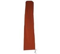 Housse De Protection Hwc Pour Parasol Jusqu'à 3,5 M, Gaine De Protection Avec Zip Terre Cuite Orange