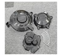 Housse de Protection Moteur pour Motos pour Ka&wasaki pour Nin&ja ZX-10R 2011-2024, Texture Fibre de Carbone Turbine Protection du Cache