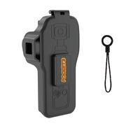 Housse de protection multifonction pour appareil photo avec rembourrage intérieur doux, mécanisme rotatif et support de microphone sécurisé
