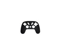 Housse de protection noire en silicone souple pour manette de jeu - Édition Premiere de Google Stadia
