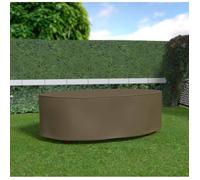Housse de protection - NORTENE - Table ovale - 230 x 130 x 70 cm - Vert - Résistante aux intempéries