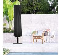 Linxor Housse de protection pour parasol imperméable et anti-UV Noir, 3 tailles