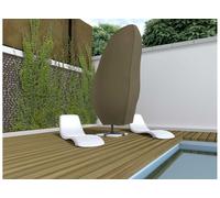 Housse De Protection Parasol Déporté Covertop - Taupe - 60 X 80 X 265 Cm Multicolore