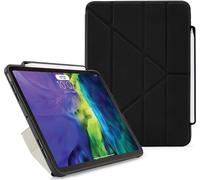 Housse de protection Pipetto Origami Pencil pour iPad Air 11" 6 gen. 2024 / iPad Air 10.9" 4 / 5 gen. 2020/2022, Noir