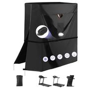 Housse de protection pliable 420D résistante à l'eau et à la poussière - Fermeture éclair - Ventilation d'air - Boucle coupe-vent