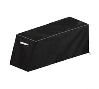 Housse de protection pliable pour banc de musculation - Résistante aux intempéries - Avec pochette de rangement - Noir - 152 x 46 x 54 cm