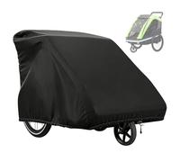 Housse de protection pliable pour remorque de vélo, housse étanche en Oxford 210D, housse universelle pour remorque de vélo, remorque pour chien et remorque de charge, pour une utilisation en