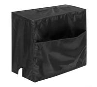 Housse de protection pliable pour soudeur MIG avec poche avant pour câbles, sac de rangement résistant à l'eau et à la poussière pour machines à souder, taffetas de polyester résistant aux UV (noir)