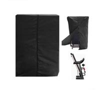 Housse de protection pliable pour tapis de course à pied, tissu Oxford avec cordon de sécurité, convient aux équipements de 94 x 76 x 160 cm, argenté (noir)