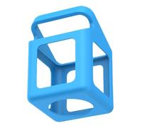 Housse de protection portable avec poignée de transport souple en silicone résistant aux rayures pour Tonies Toniebox 1 Lecteur audio Bleu