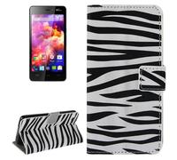 Housse de Protection Portable (Croix Bascule) pour Wiko Highway Signs Zèbre