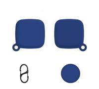 Housse de Protection Portable en Silicone pour Tile Mate Pro Bluetooth-Compatible Smart Tracker, Housse de Protection Anti-Chute, avec Mousqueton (Bleu)