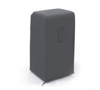 Housse de protection portable pour climatiseur avec matériau en polyester résistant à la poussière, sangle inférieure réglable et poche latérale pour télécommande (gris)