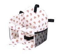 Housse de protection portable pour siège de bébé, ours | Protection rembourrée douce pour épiceries et chaises hautes avec sangles réglables, lavable en machine, confort quotidien