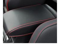 Housse De Protection Pour Accoudoir Central Voiture En Daim Adaptée Pour Vw Pour Golf 8 MK8 2020 2021(Black-Red)