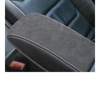 Housse De Protection Pour Accoudoir Central Voiture En Daim Adaptée Pour Vw Pour Golf 8 MK8 2020 2021(Suede-Titanium)