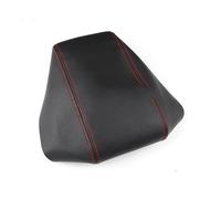 Housse de protection pour accoudoir Couvercle Protection Pour Accoudoir Central Console Intérieure Accessoires Voiture Pour Ford Pour Focus 2015 2016 2017 2018 Intérieur de voiture(B Black-red line)