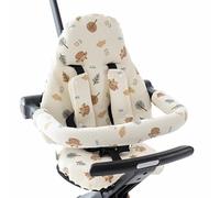 Housse de protection pour accoudoir de ceinture pour poussette, coussin pour bandoulière, main courante, coussin avec motif dessin animé, rembourrage confortable pour poussette