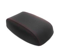 Housse de protection pour accoudoir Housse Protection Cuir Microfibre Pour Accoudoir Central Voiture Accessoire Pour A3 2017-2018(Red line)