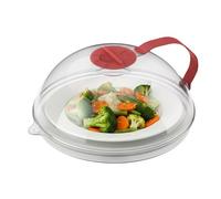 Housse de Protection pour Aliments Micro-Ondes | Protecteur Réutilisable Avec Poignée,Hotte de Protection pour Micro-ondes et Cuisinière,Pour Soupes Sauces Restes Snacks Légumes