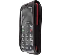 Housse de protection pour Amplicomms PowerTel M6350 Sac Cuir avec Clip Ceinture