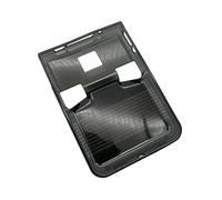 Housse de Protection pour Anbernic RG 477V Console de Jeu Étui en TPU Boîtier de Conception de Trou de Ventilation Emballage Complet Coque Spéciale Mince Anti-sismique Anti-chute (Translucent Black)