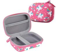 Housse de protection pour appareil photo pour enfants,compatible avec ASTGMI/Ainiv/Gofunly/GREPRO/NICEWIN/Gofunly/AONISE/YunLone,Couleur : rose,sac à dos pour enfants