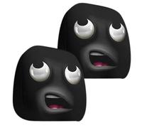 Housse de protection pour appuie-tête de siège de voiture | Big Eyes - Accessoires d'intérieur décoratifs doux pour conducteurs, Noël, Halloween, anniversaire, voyage, voyage, camping, quotidien