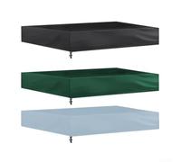 Housse de protection pour bac à sable carré en matériau 210D pour une utilisation efficace en extérieur Noir 200 x 200 cm