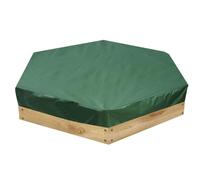 Housse de protection pour bac à sable, imperméable, tissu Oxford hexagonal pour bac à sable et protection de piscine