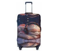 Housse de protection pour bagages de voyage Motif étoiles endormies 45,7 à 81,3 cm, Noir/blanc, X-Large