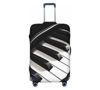 Housse de protection pour bagages en verre à vin au coucher du soleil - Résistante aux rayures - Élastique - Convient aux valises de 45,7 à 81,3 cm, Clé de piano., M