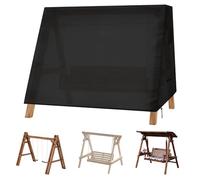 Housse de protection pour balancelle 3 places, 216 x 140 x 170 cm, avec sac de rangement, tissu Oxford 210D, imperméable, résistante à la neige, au soleil, au vent