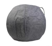 Housse de protection pour ballon d'exercice fabriquée en feutre pour éviter les dommages et l'usure Convient pour les ballons de yoga de 55 cm, 65 cm, 75 cm, pliable pour un rangement facile (55 cm)