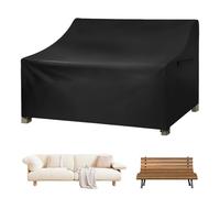 Housse de protection pour banc de jardin, 134 x 70 x 65/94 cm, en tissu Oxford 420D, imperméable, coupe-vent, résistante aux UV