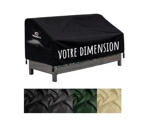 Housse de protection pour banc de jardin sur mesure Respirant et coupe-vent pour 2/3/4 places Housse de protection robuste pour meubles de jardin Housse de protection sur mesure pour banc de jardin