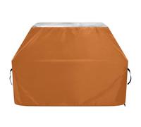 Housse de protection pour barbecue à gaz en terre cuite unie - 165 cm - Étanche et résistante - Avec cordon de serrage réglable pour protéger de la poussière et du vent