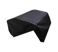 Housse de protection pour barbecue avec sangles latérales réglables et boucles de fixation pour barbecues d'extérieur de 106,7 cm Noir