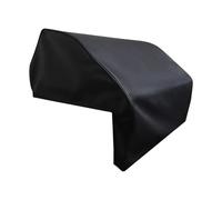 Housse de protection pour barbecue avec sangles latérales réglables et boucles de fixation pour barbecues d'extérieur de 106,7 cm Noir