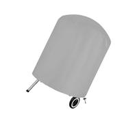 Housse de protection pour barbecue d'extérieur avec élastiques, argent, 61 | Matériaux Oxford imperméables avec fermetures élastiques pour diverses utilisations météorologiques et rangement compact
