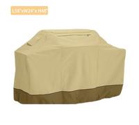 Housse de protection pour Barbecue en Polyester, imperméable, Beige, Anti-poussière, avec poches latérales, pour l'extérieur
