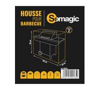 Housse de protection pour barbecue en polyester résistant, imperméable et déperlante