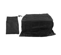 Housse de Protection pour Barbecue en Tissu Oxford Robuste avec Couvercle supérieur intégré pour barbecues au Charbon de Bois Kamado 81 x 66 x 61 cm Noir (Noire)